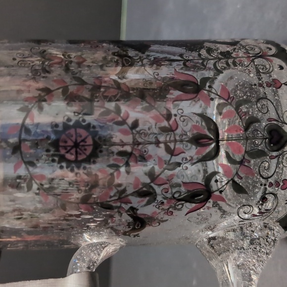 VGT,German Rein Zinn Glass Beer Stein With a Pewter Hinged Lid. - Picture 8 of 9